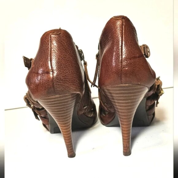 FREE ADD ON TO BUNDLE Nine West Leather HiLife Heeled - Picture 5 of 8